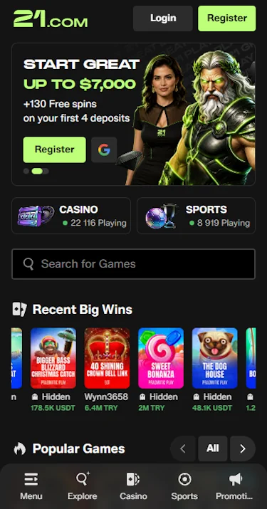 21 Casino 21bet ng